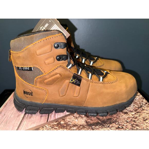 Hoss Tikaboo-UL Met Guard Brown Composite Toe Boot 60240 Men\'s 10D main image 9